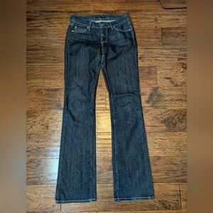 Fidelity Denim Y2K Dark Wash Bootcut Jeans Size 26